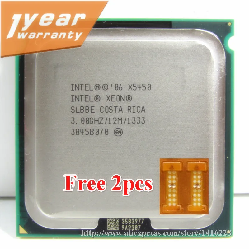 Original Xeon X5450 SLBBE/SLASB Processor(3.0GHz/12MB/1333MHz/Quad Core ...