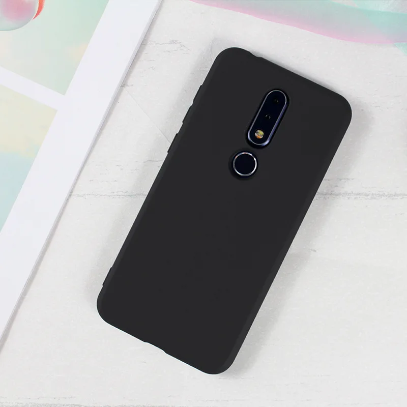 

Solid Black Case For Nokia X7 X71 Nokia 1 2 3 5 6 7 8 9 2.1 3.1 5.1 6.1 7.1 Plus X3 X5 X6 X7 X71 Silicone Soft back Cover Case
