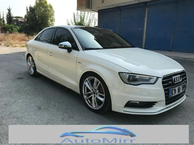 Kibowear для Audi A3 8V S3 RS3 боковое зеркало крышки Серебро Матовый Хром Матовый алюминий 2013 Замена