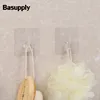 4pcs/lot Transparent Strong Selfadhesive Door Wall Hook Towel Mop Handbag Holder Hooks Kitchen Bathroom Accessories , ► Photo 1/6