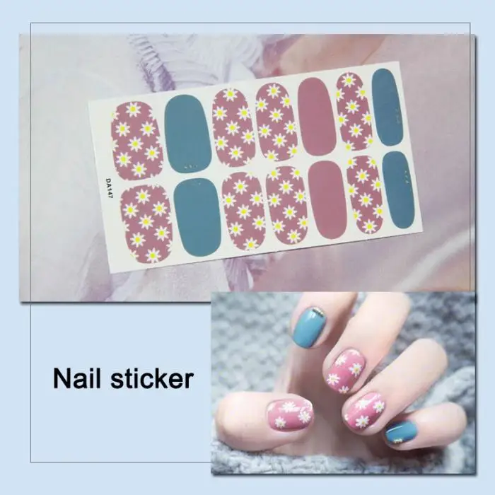 1 лист наклейки для ногтей водостойкие наклейки для ногтей маникюр ногти Декор DIY SK88