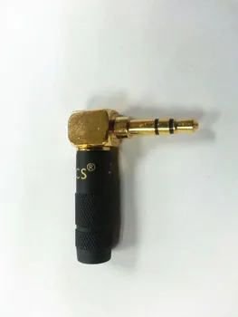 

50pcs\lot Right Angle 3.5mm 3 pole Stereo Audio Male Plug Adapter Solder Brass Connector Free Shipping