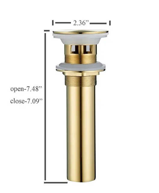 Bl6832g Basin Pop Up Drain Stopper Lavatory Bathroom Sink Faucet Bl6832g Basin Pop Up Drain Stopper Lavatory Bathroom Sink Faucet Vessel Vanity Drainer With Overflow