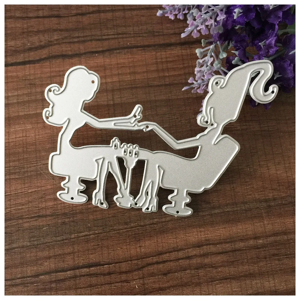 

Manicure Pattern Metal Cutting Dies for Scrapbooking DIY Album Embossing Folder Paper Cards Maker Template Decor Stencils Crafts