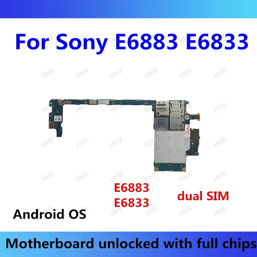 

Original unlocked for Sony Xperia Z5P E6883 E6833 Dual SIM Motherboard Android System Mainboard with Chips Logic board Z5 board
