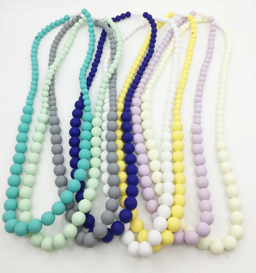 

Fashion 100% Food Grade Silicone Necklace Teething