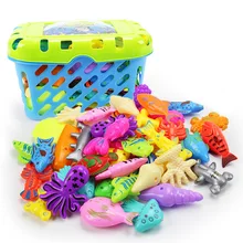 Летние популярные детские рыболовные игрушки с двойным удилищем Рыболовный набор игрушек