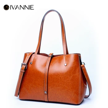 

Genuine Leather Women Shoulder Bag Real Cow Leather Handbag Famous Design Messenger Bag Casual Tote Top-handle Bag Shopper bolsa
