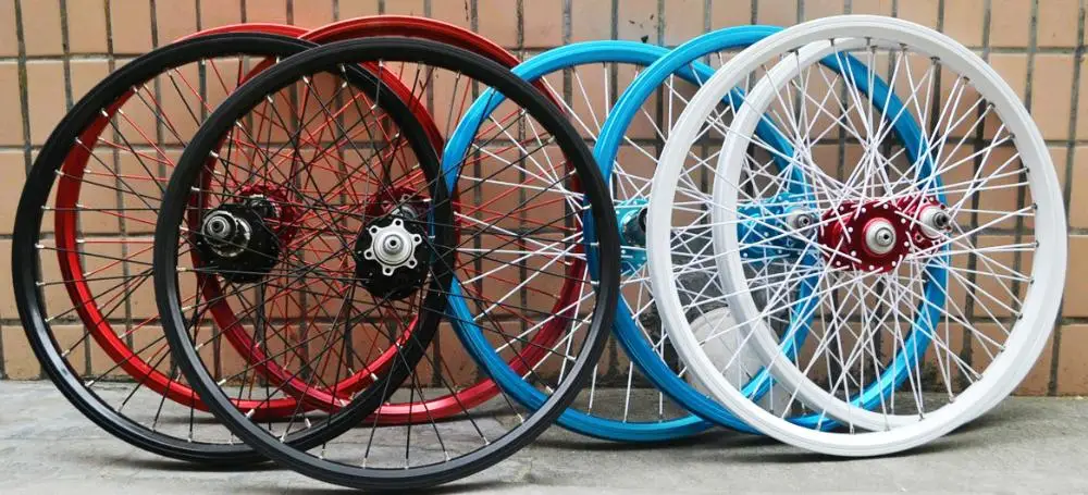

20'' inch 406 MTB Mountain Bikes Road Bicycles 32 Holes Hubs Disc Brake Wheel Wheelset Clincher Rim