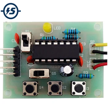

20S 20 Seconds Voice Sound Recording Recorder Module Kit ISD1820P DIY Kits Precise DC 3-5V Talking Music Audio Recordable