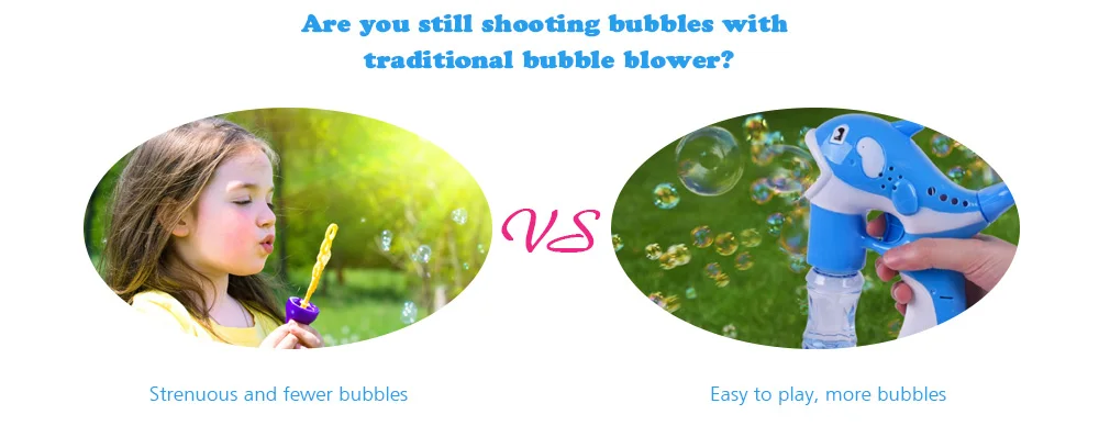 Electric Dolphin Shaped Bubble Gun Shooter Blower with Music Lights