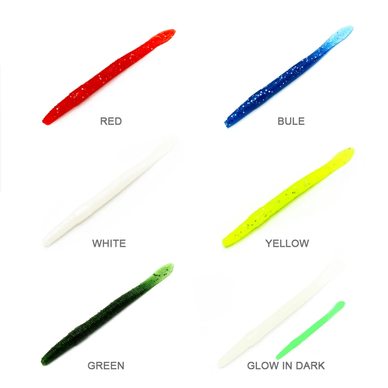 

Agape Fishing Lure Soft Lure Silicon Bait Soft Bait ADSL103/WWM3.9 10pcs 99mm 2.9g