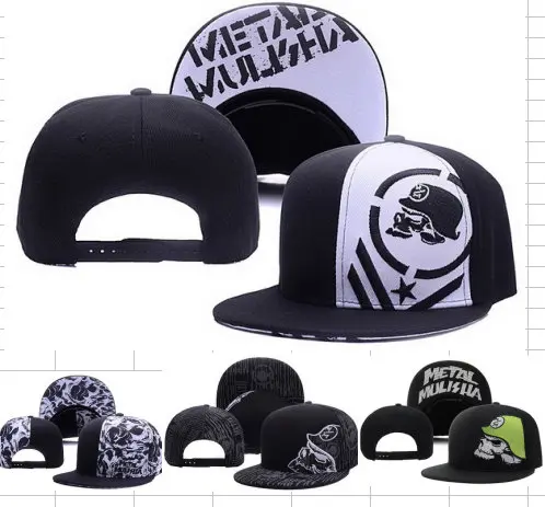 

tisepo 2017 Brand Baseball Caps Metal Mulisha hats Fashion Skull Bone Zombie Snapback New Hip Hop Hats for men Women