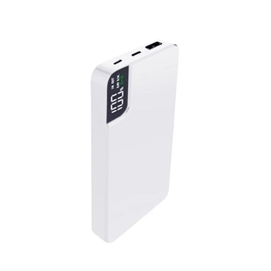 

Portable Qi Wireless Charger Digital Display 10000mAh Large Capacity Power Bank Quick Charge Phone External Battery With Stand