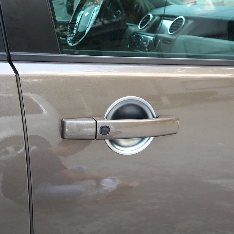 4pcs Top Quality Door Handle Bowl Decoration Trim For Land Rover Discovery 4 Car Exterior