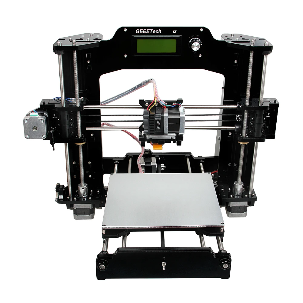 Free Shiiping Geeetech Prusa I3 X 3D Printer 4-I3 X DIY KIT 200*200*170mm Support 6 3D Filament
