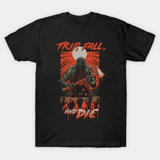 

Men Short sleeve tshirt Every Slasher Movie Horror T Shirt Women t-shirt