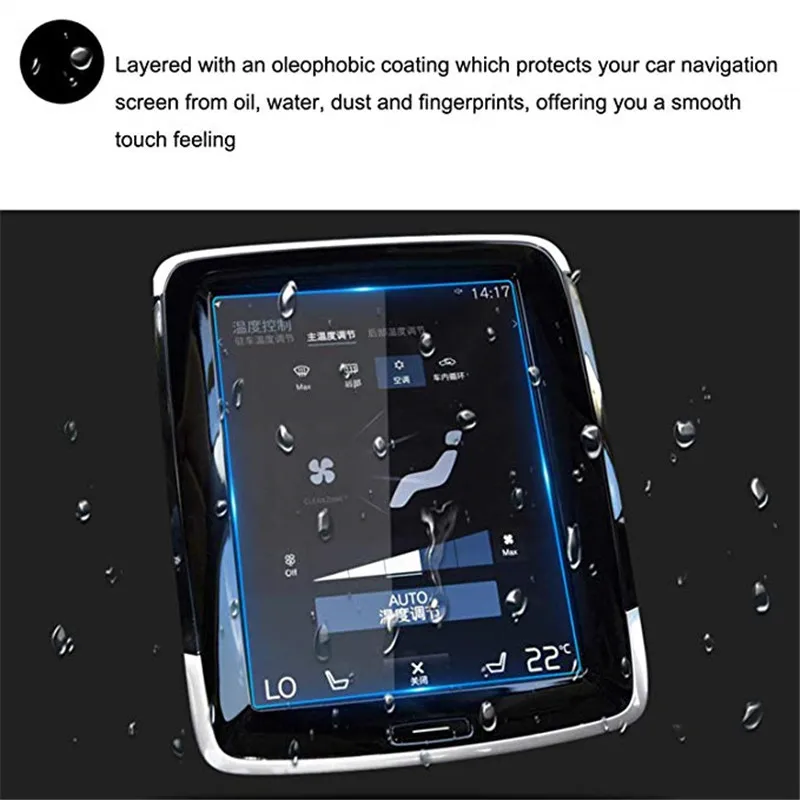 Защитная пленка для экрана Volvo XC90 S90 2017 2019 Автомобильная gps навигация палочка из