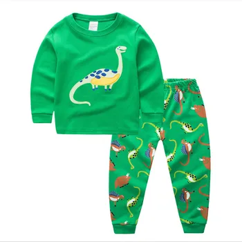 

Jumping baby sleepwearTop baby boys cartoon suit with printed a superhero kids spring autumn clothing boys new style suit 2019