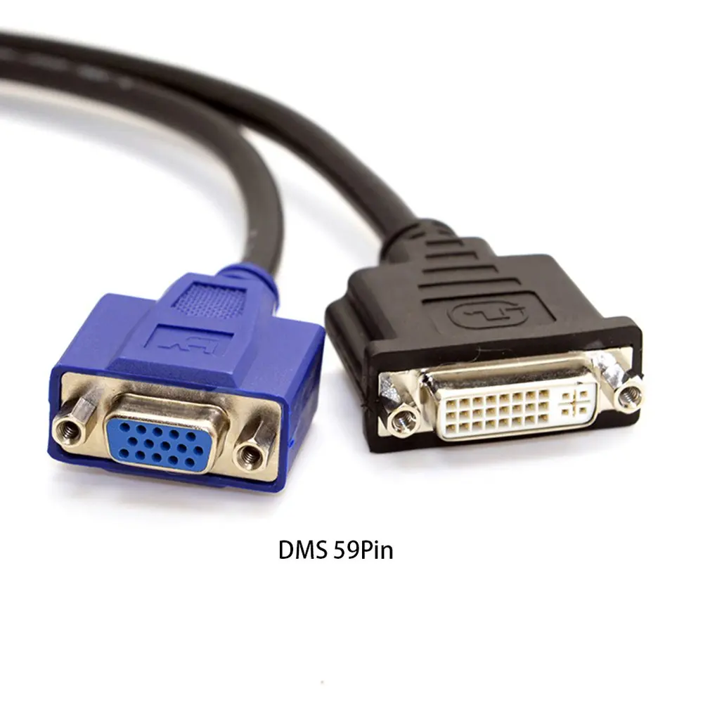 DMS59 сплиттер кабель-8 дюймов-DMS-59 до 1 x DVI 24+ 5/1 x VGA-Y кабель-DMS 59-VGA-разделитель монитора кабель-DMS 59 кабель