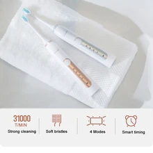 Adults Sonic Electric Toothbrush Rechargeable Wireless Tooth Brush Timing Waterproof Ultrasonic With 2 Replacement Heads sonic electric toothbrush electric toothrush ultrasonic whitening brush toothbrushes 8 replacement brush heads with 1pcs box