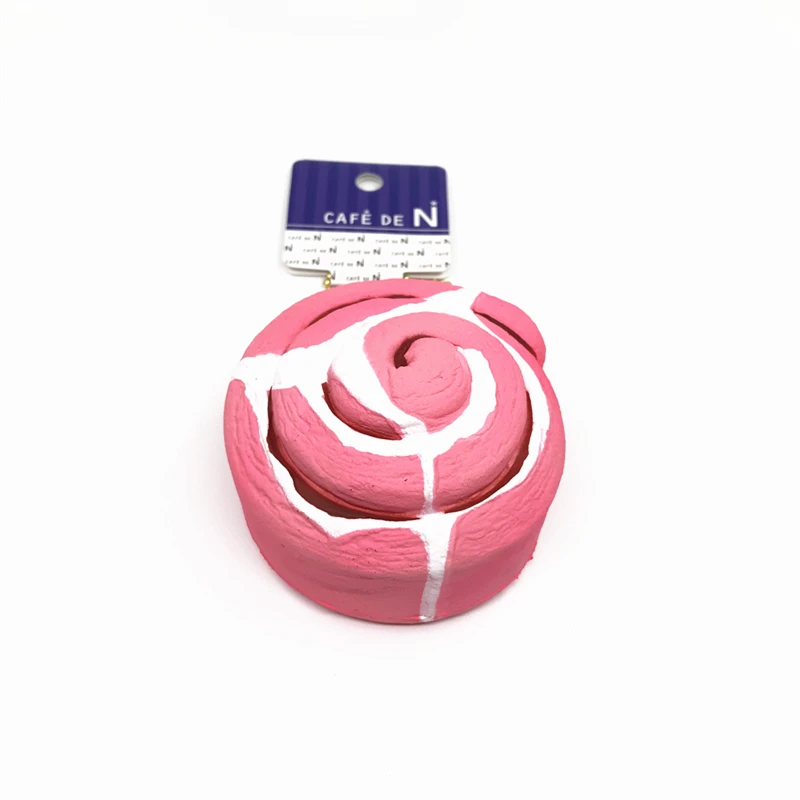 

kawaii squishy cafe de n linnamon roll squishy slow rising toys cake bread key chain kids toys collection souvenir