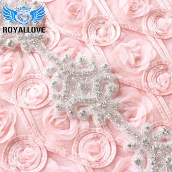 

5 yards/lot Wholesale Sewing On Hot Fix Sliver Beaded Crystal Rhinestone Applique and Trimming Bridal Dresses or Sash Belt Trim