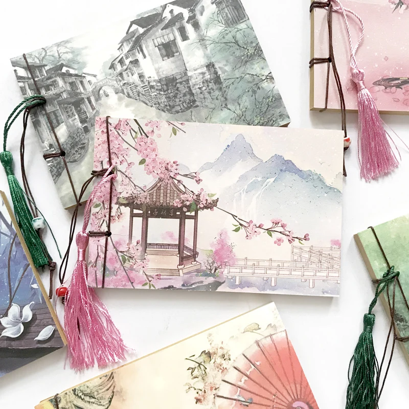 

1PC Chinese Style Vintage Diary Notebook Day Planner Sketchbook Stationery Office School Supplies Gift for Kids