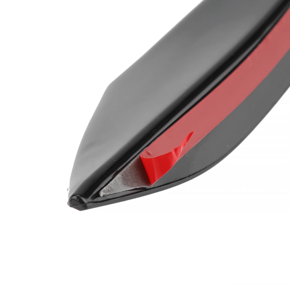 

6 Pcs Carbon Fiber Car Front Bumper Wind Knife Trims Front Bar Universal Made Of Quality ABS Plastic Fit For Most Car Models
