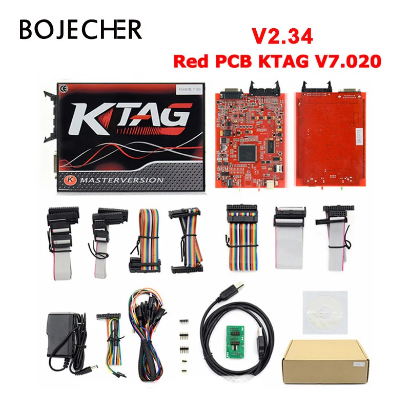Онлайн Версия KTAG V7.020 SW V2.25 ECU программирующий инструмент K TAG мастер версия без