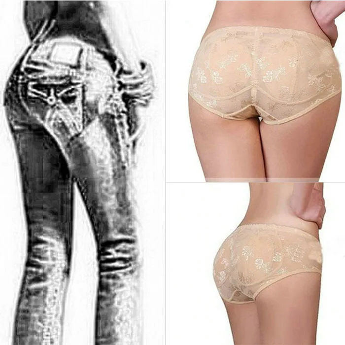 New Arrival Women s Fashion sexy padded brief hip font b pad b font trousers pants