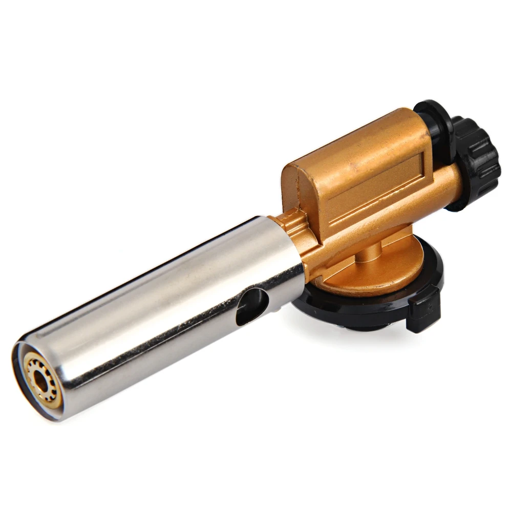 Electronic Ignition Copper Flame Butane Gas Burners Gun Maker Torch