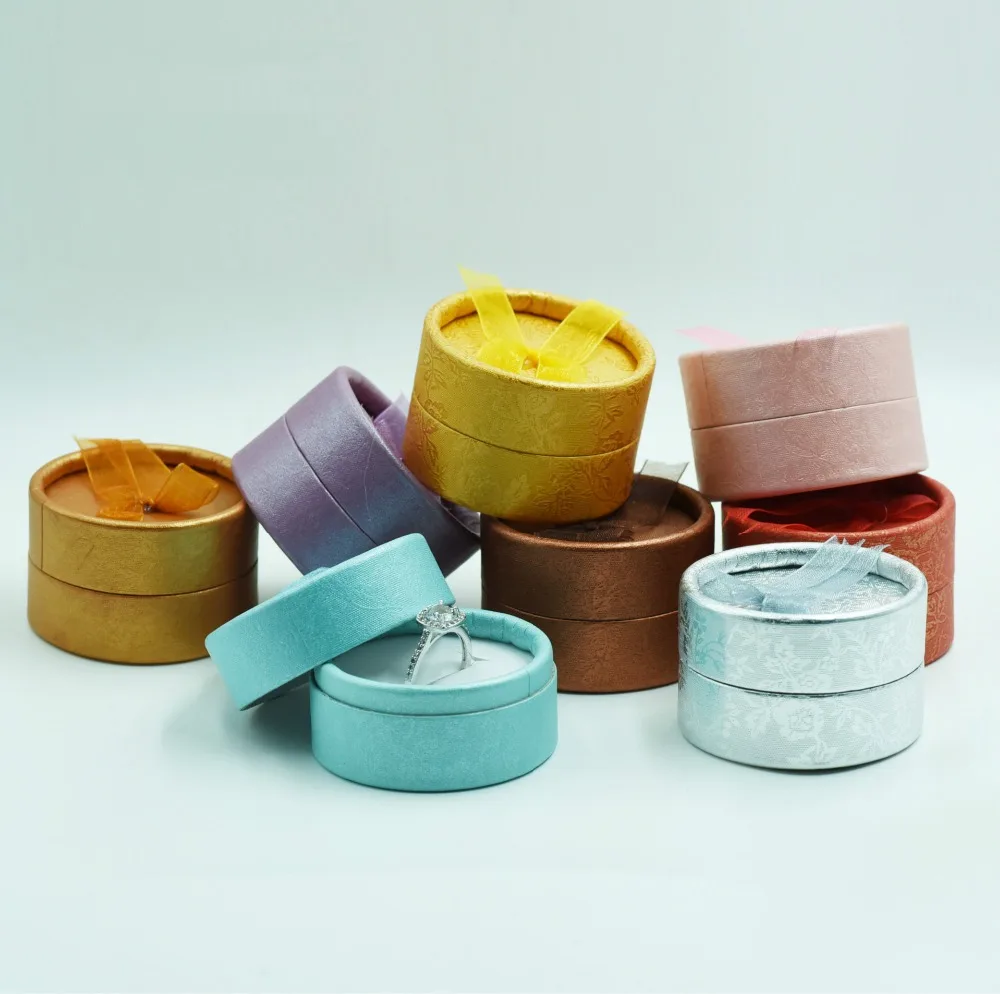 

High-endBow print gift box, jewelry boxes, rings / Studs / necklaces,silver-jewelry box retail wholesale Wedding Ring Gift