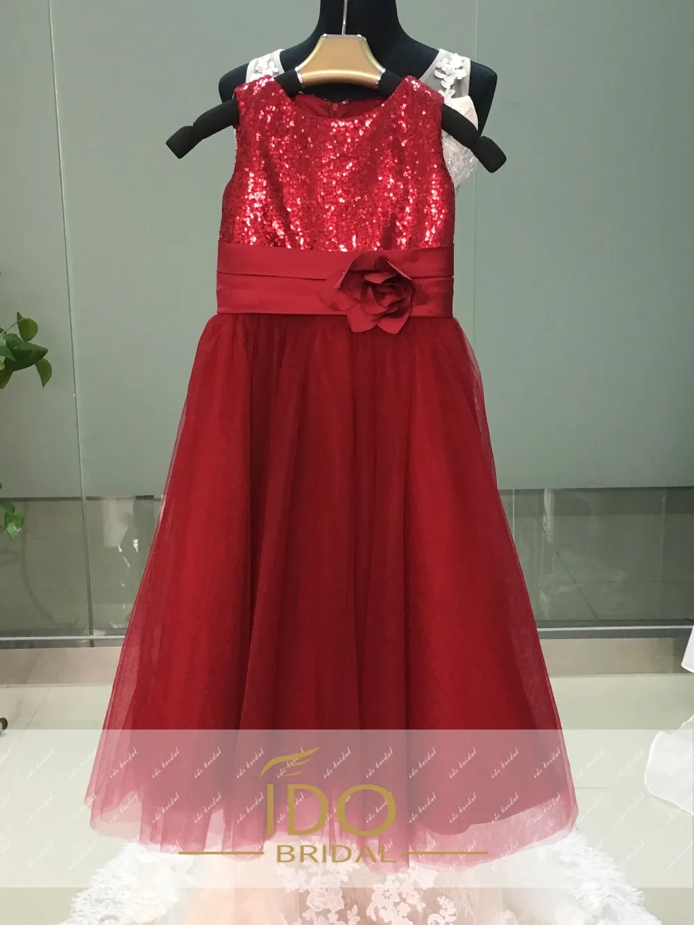 wine colored flower girl dresses