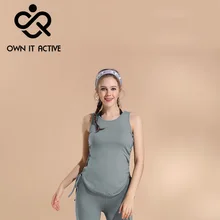 Сексуальная Женская майка Топы быстросохнущая свободная Спортивная майка для фитнеса без рукавов тренировочная футболка для бега Movimiento P090