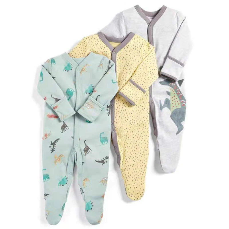 girls dinosaur sleepsuit