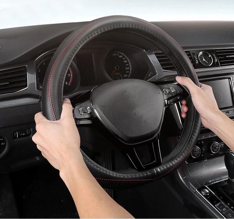 Для volkswagen Passat B8- автомобиля рулевое колесо Чехлы анти-поймать держатель протектор Анти-скольжения автомобильные аксессуары