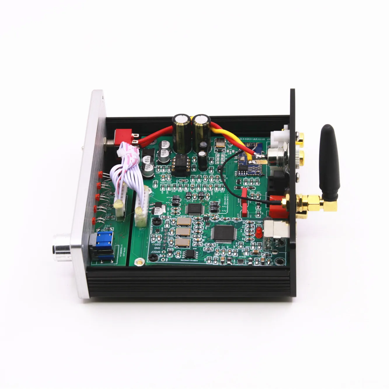  Acabado SU4 Bluetooth 50 AK4493EQ + XMOS USB Audio DAC fibra óptica Coaxial entrada decodificador n