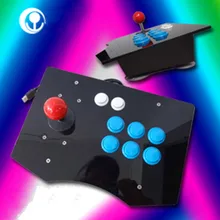 2016 New Hot high quality Acrylic mirror PC USB arcade joystick gamepad game controller joypad, plug and play Free shipping