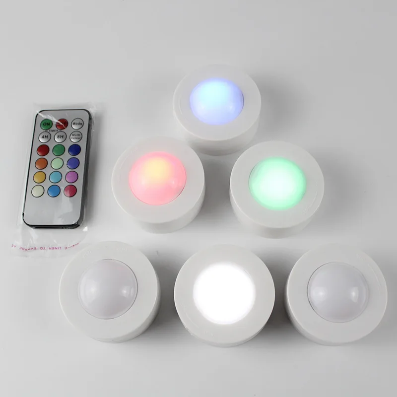 

LED Dimmable Under Cabinet light Color Changing RGB Kitchen Cupboard Wardrobe Closet Lights Bedside Bedroom Night Lamp lampka