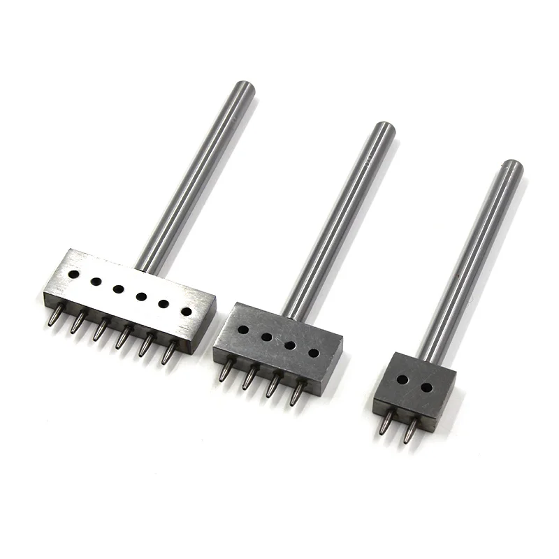 

1pcs Leather Hole Puncher Leather Spacing Hole Drilling Tool Craft Stitching Punch Tool Round Hole Cutter Leathercraft Tool