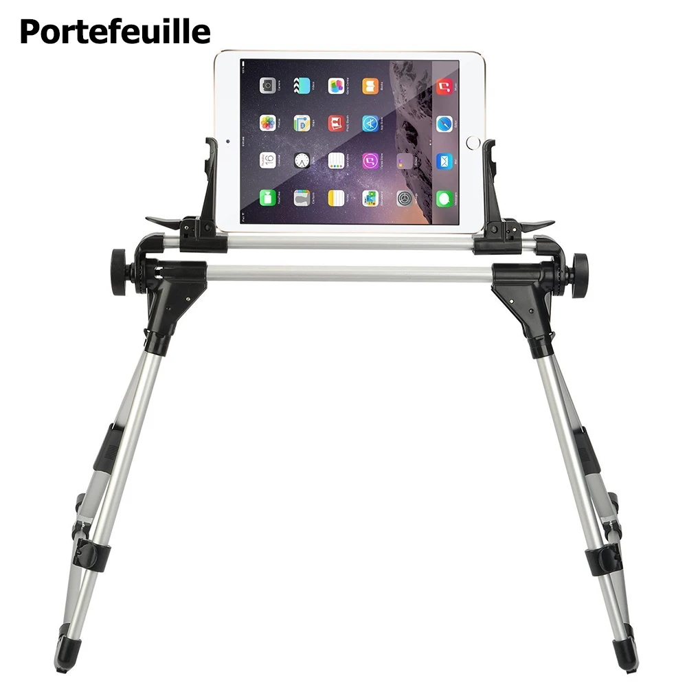 

Portefeuille Universal Tablet Bed Stand Holder Frame for iPad Pro Mini iPhone 7 8 Plus 6 6S Samsung Galaxy Tab Mount Accessories