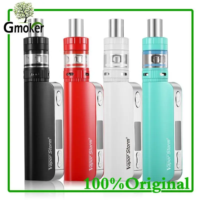 

Original 7W-50W Vapor Storm V50 Kit with 2200mAh Battery Temperature Control Sigaretta Elettronica Box Mod Vaping Kit