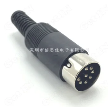 

30pcs PS2-8P 8Pins MD8 Socket DIN S Terminal Male Connectors Jacks Plug