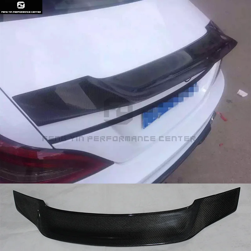 W218 CLS350 R СТИЛЬ Задний спойлер из углеродного волокна крылья для Mercedes Benz CLS500