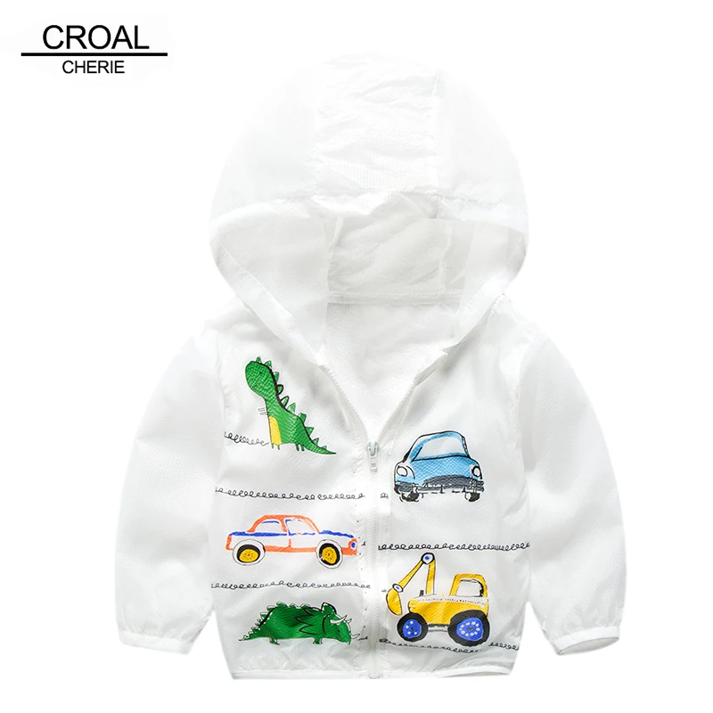 CROAL CHERIE 80 120cm UV Protect Outerwear Coats Car Dianosaur Kids