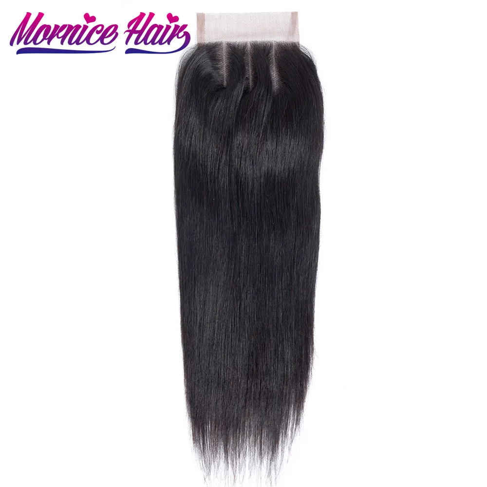 Mornice font b Hair b font Brazilian Straight font b Hair b font Lace Closure 4X4