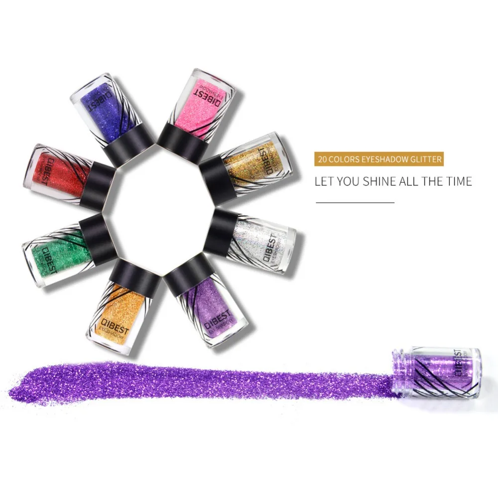 20 Colors Glitter Party Eyeshadow Cosmetics Colorful Diamond Makeup Lips Eyes Powder Lasting Eye Shadow 20 Colors Glitter Party Eyeshadow Cosmetics Colorful Diamond Makeup Lips Eyes Powder Lasting Eye Shadow