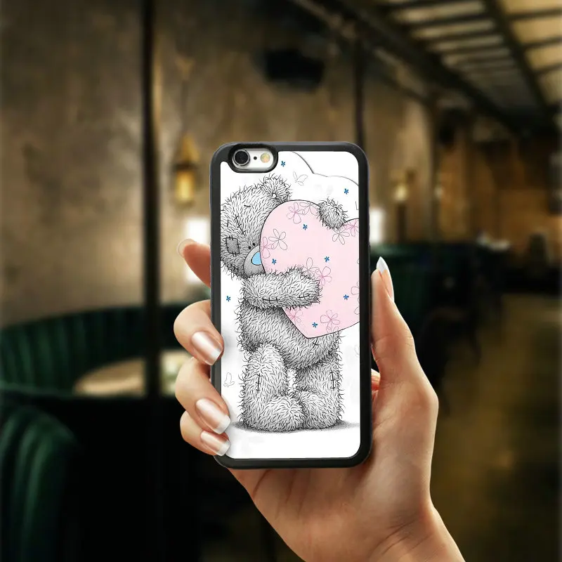 Hot Teddy Me To You Bear Mobile Phone Case for iphone 6 PC TPU Hard Plastic Back Cover Anti-knock 4.7 inch Shell Bag |