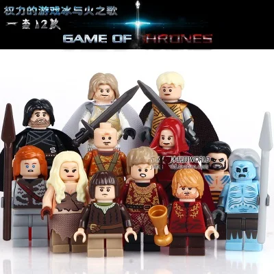 

12pcs/Set figures Building Blocks Sets china brand The power of the dragon mother play a song of ice an compatible with Lego